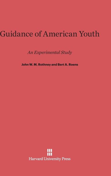 bokomslag Guidance of American Youth