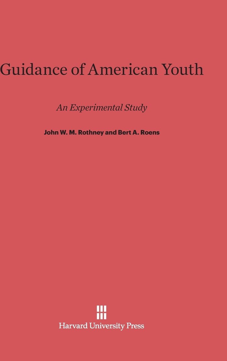 Guidance of American Youth 1