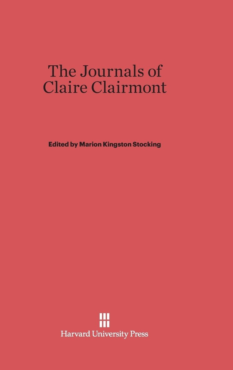 The Journals of Claire Clairmont 1