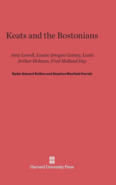 bokomslag Keats and the Bostonians