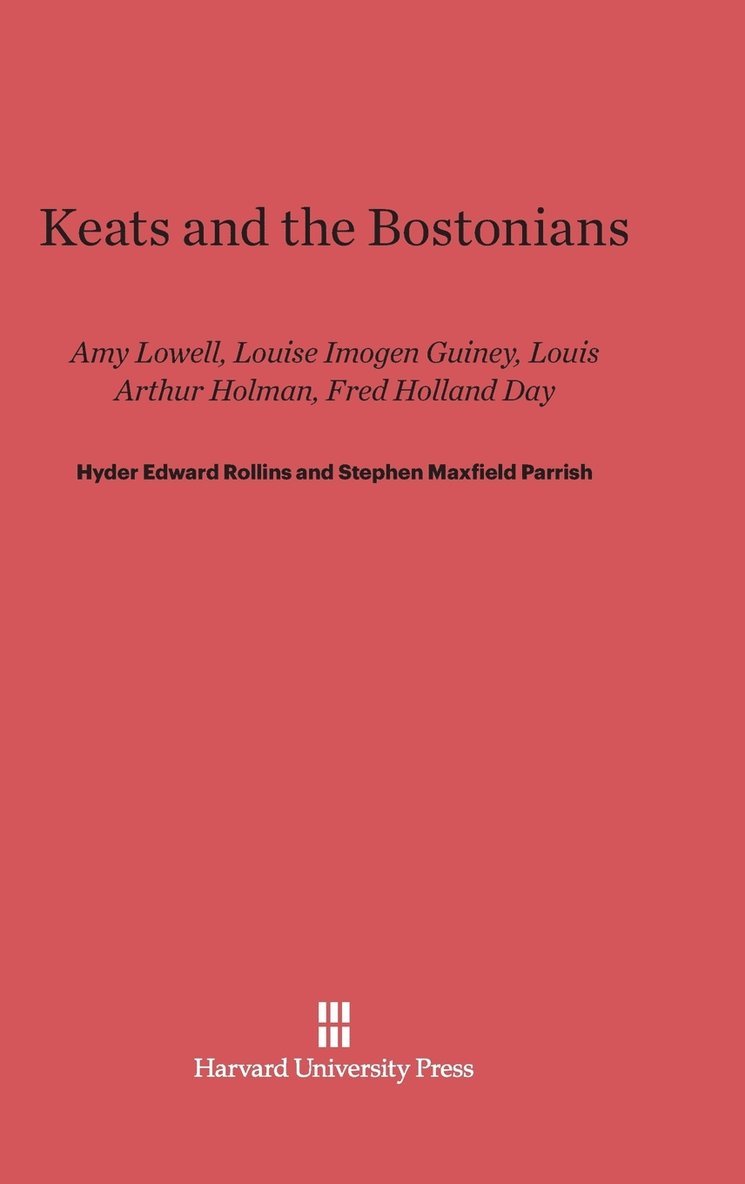 Keats and the Bostonians 1