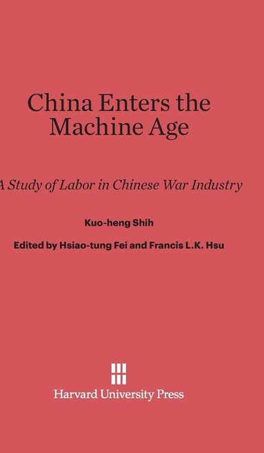 bokomslag China Enters the Machine Age