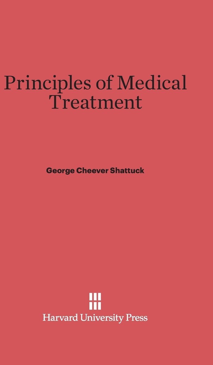 Principles of Medical Treatment 1