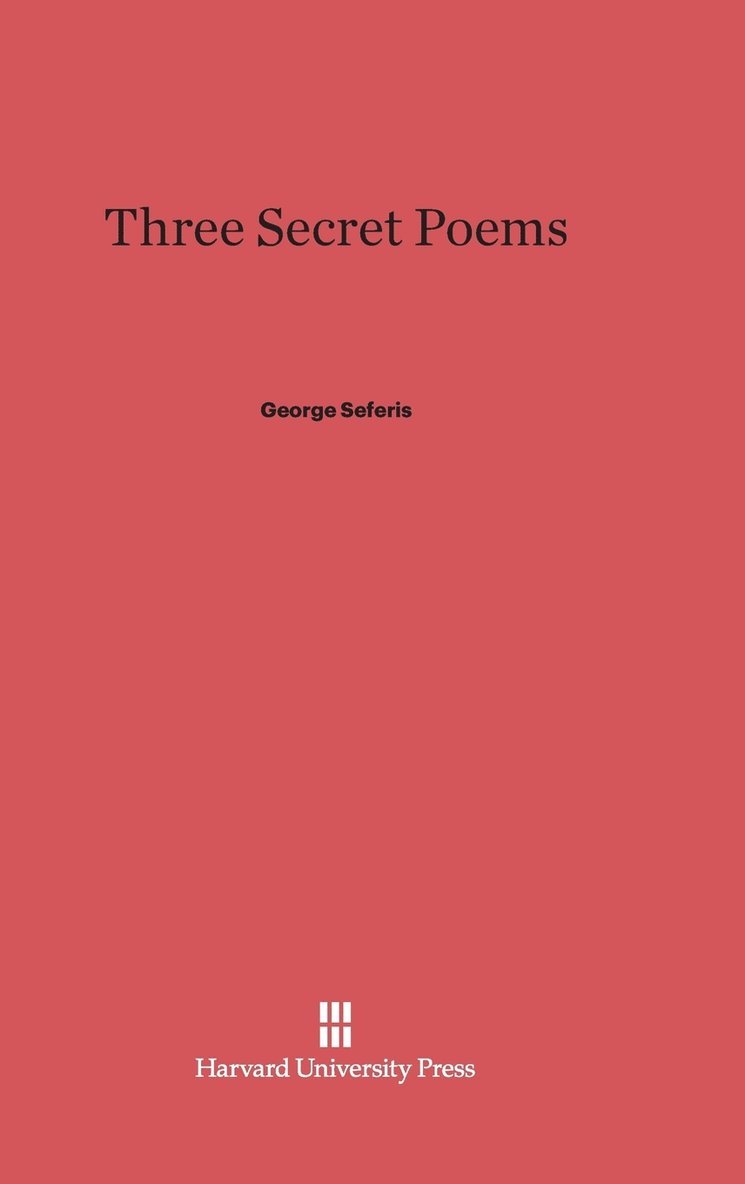Three Secret Poems 1