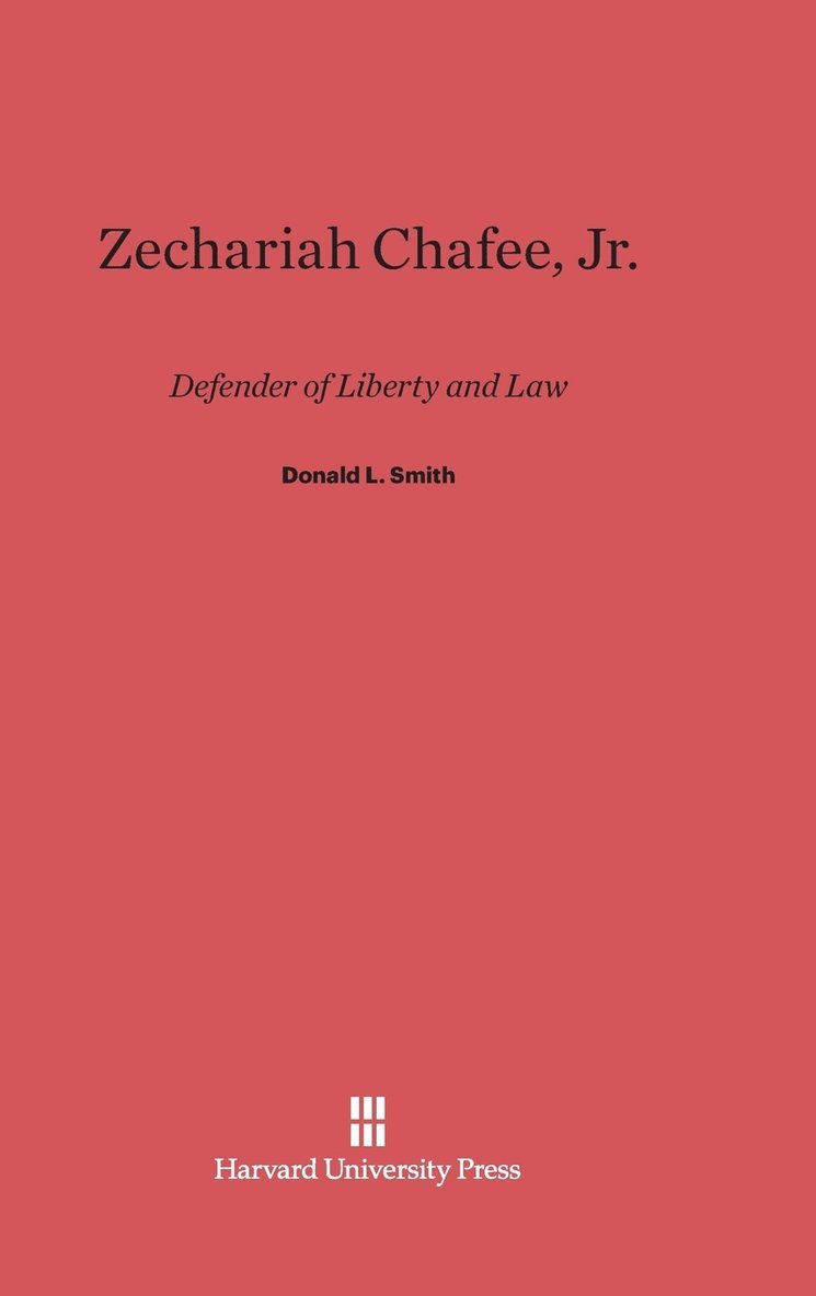 Zechariah Chafee, Jr. 1