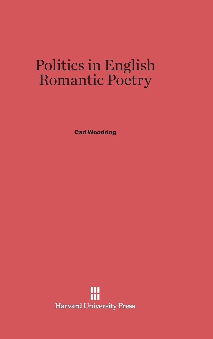 Politics in English Romantic Poetry 1