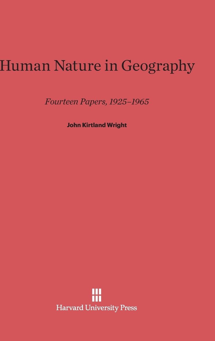 Human Nature in Geography 1