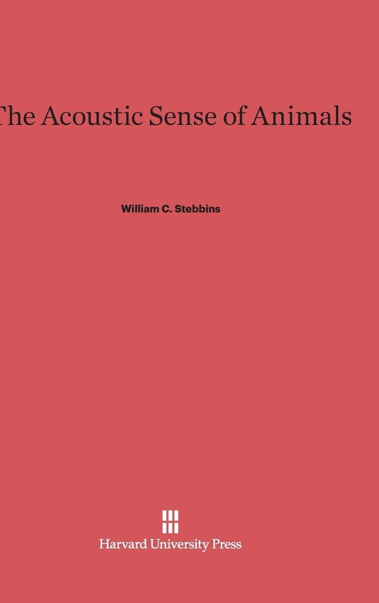 The Acoustic Sense of Animals 1