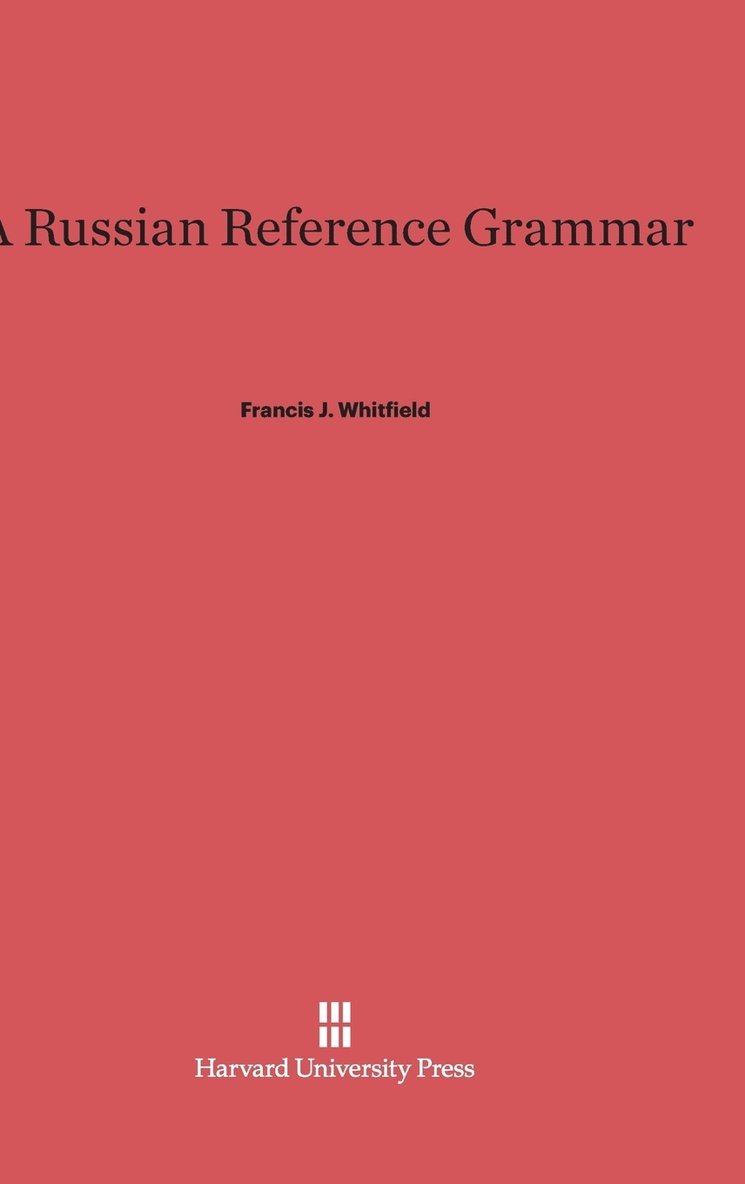 A Russian Reference Grammar 1
