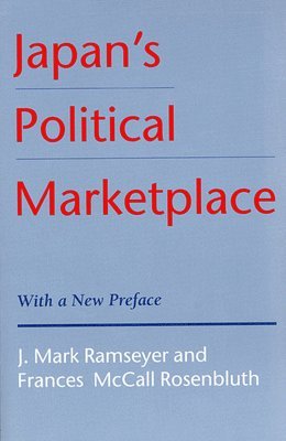 bokomslag Japan's Political Marketplace
