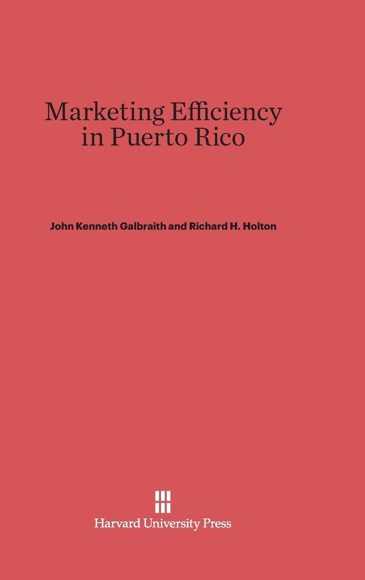 Marketing Efficiency in Puerto Rico 1
