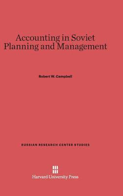 bokomslag Accounting in Soviet Planning and Management