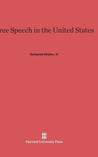 bokomslag Free Speech in the United States