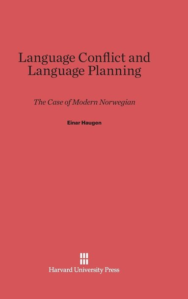 bokomslag Language Conflict and Language Planning