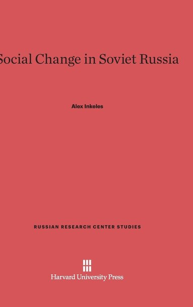 bokomslag Social Change in Soviet Russia