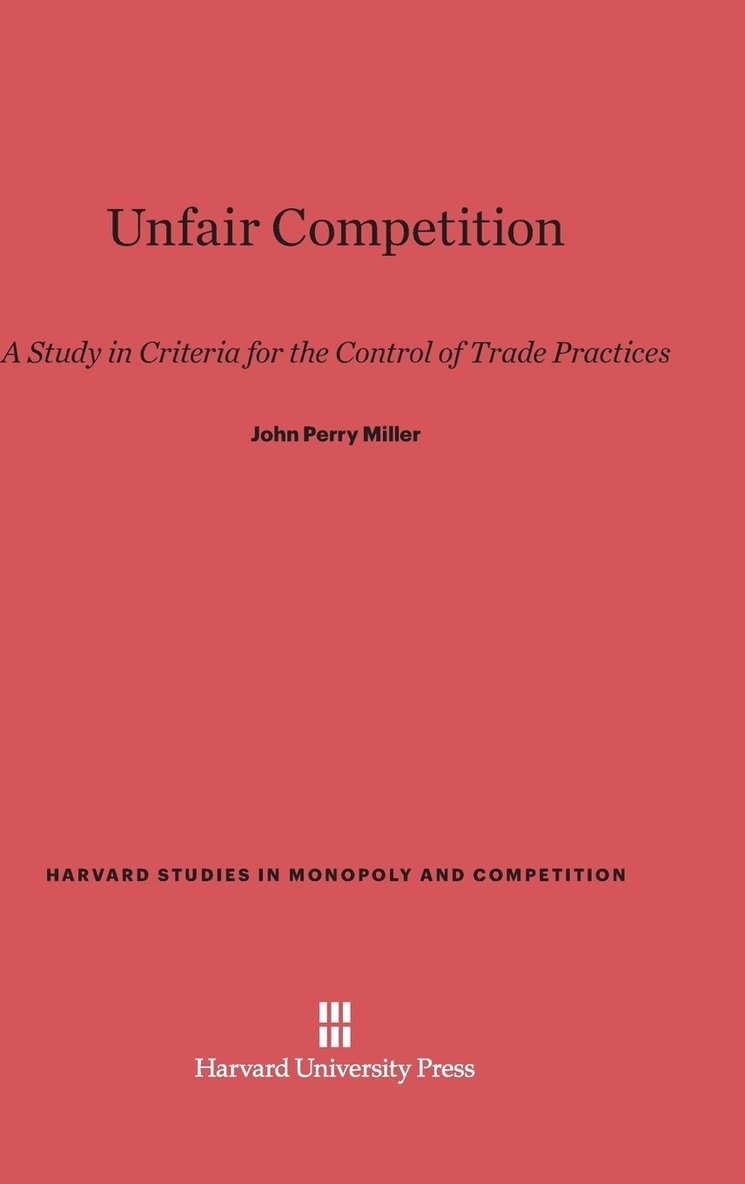 Unfair Competition 1