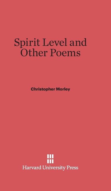 bokomslag Spirit Level and Other Poems