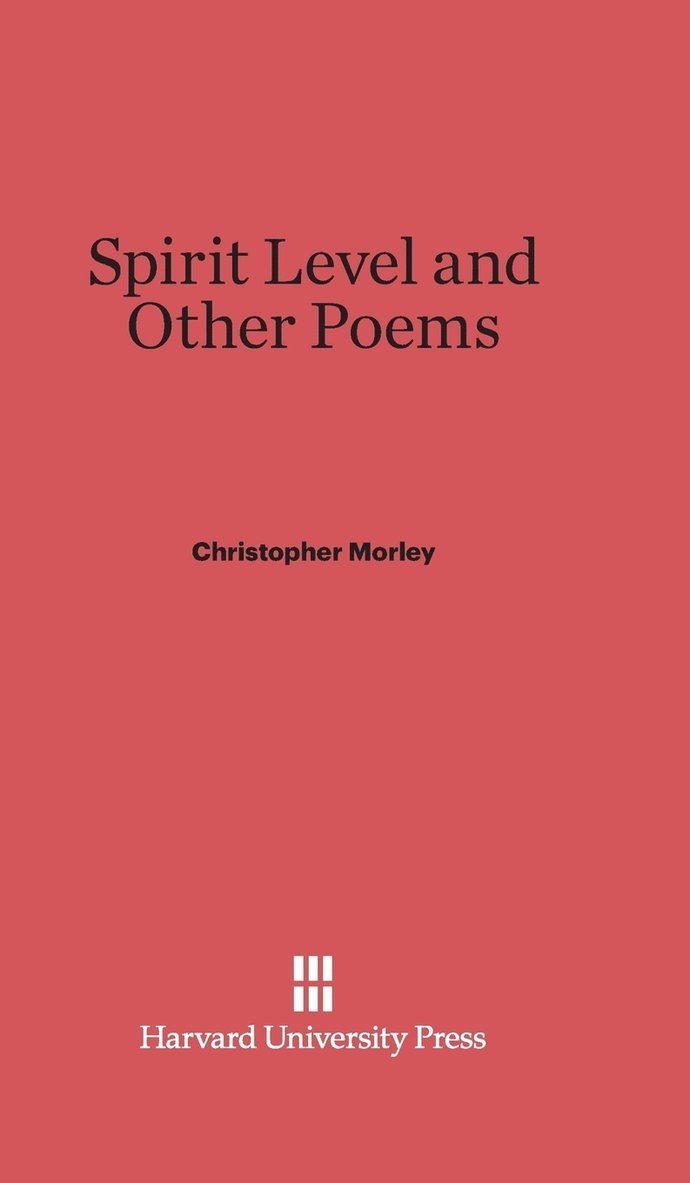 Spirit Level and Other Poems