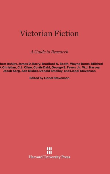 bokomslag Victorian Fiction