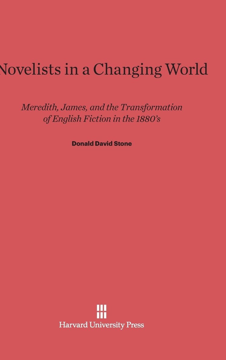 Novelists in a Changing World 1