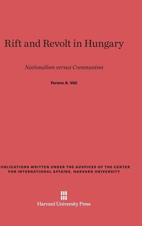 bokomslag Rift and Revolt in Hungary