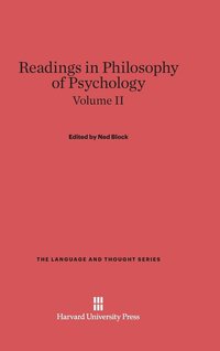 bokomslag Readings in Philosophy of Psychology, Volume II