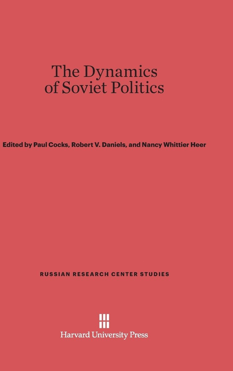 The Dynamics of Soviet Politics 1