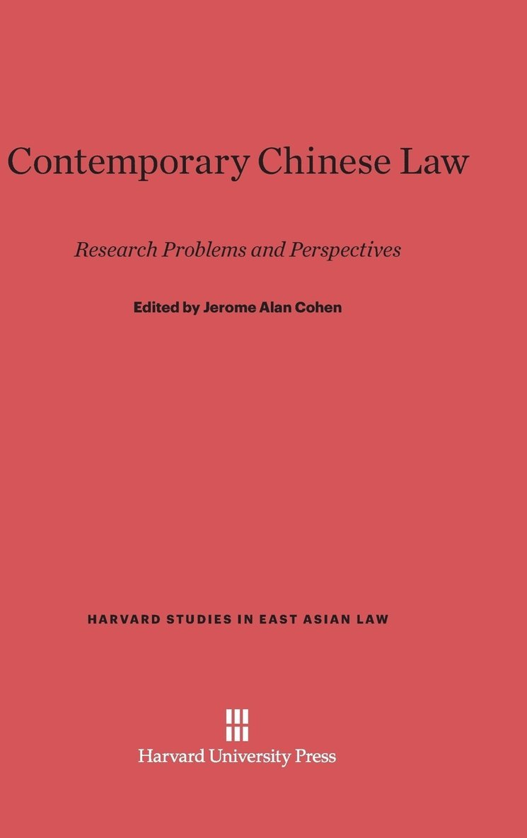 Contemporary Chinese Law 1