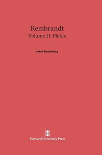 bokomslag Rembrandt, Volume II: Plates