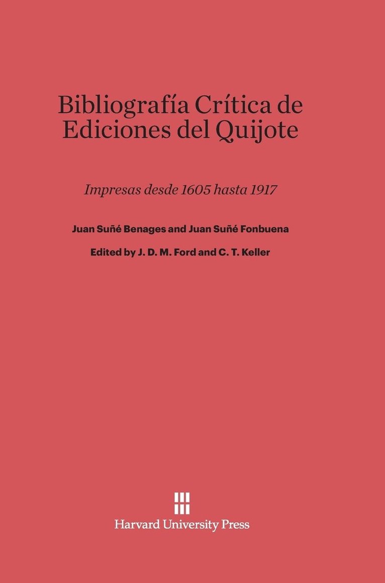 Bibliografa Crtica de Ediciones del Quijote 1