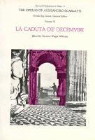 bokomslag The Operas of Alessandro Scarlatti: Volume VI La Caduta de' Decemviri