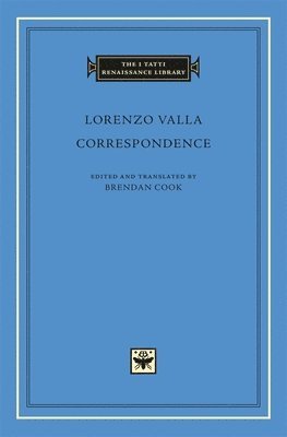 Lorenzo Valla, Brendan Cook - Correspondence, Inbunden