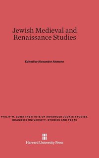 bokomslag Jewish Medieval and Renaissance Studies