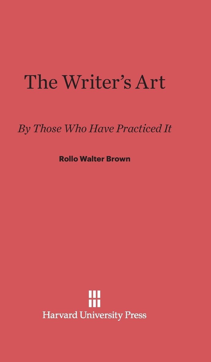 The Writer's Art 1