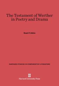 bokomslag The Testament of Werther in Poetry and Drama