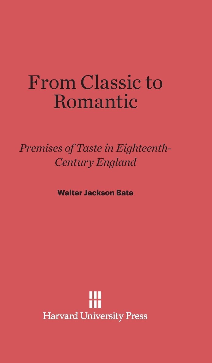 From Classic to Romantic 1