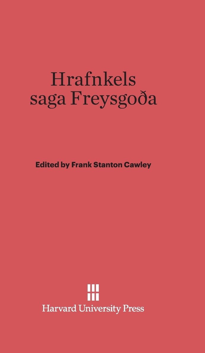Hrafnkels Saga Freysgoa 1
