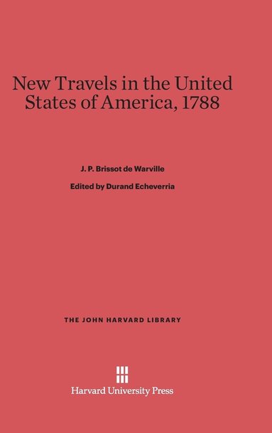 bokomslag New Travels in the United States of the America, 1788