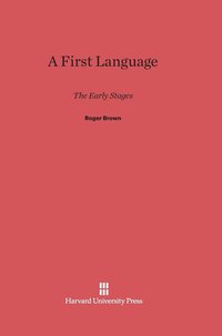 bokomslag A First Language
