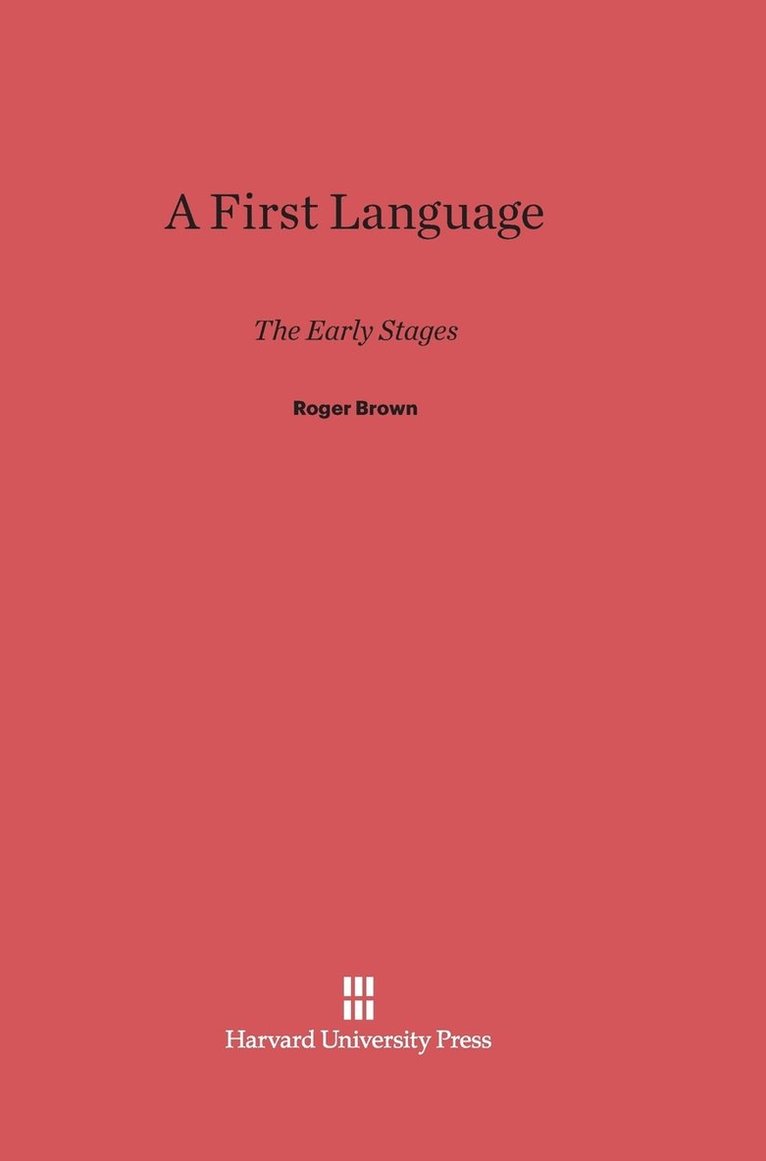 A First Language 1