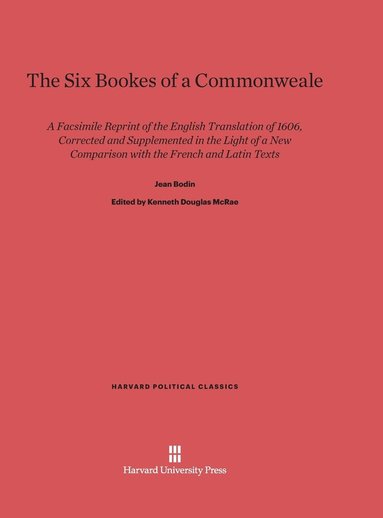 bokomslag The Six Bookes of a Commonweale