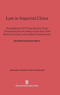 bokomslag Law in Imperial China