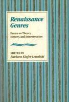 bokomslag Renaissance Genres