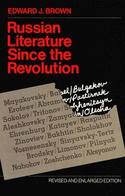 Russian Literature Since the Revolution 1