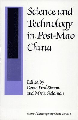 Science and Technology in Post-Mao China 1