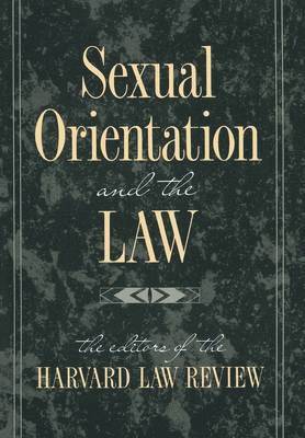 bokomslag Sexual Orientation and the Law