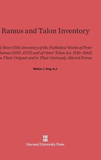 bokomslag Ramus and Talon Inventory