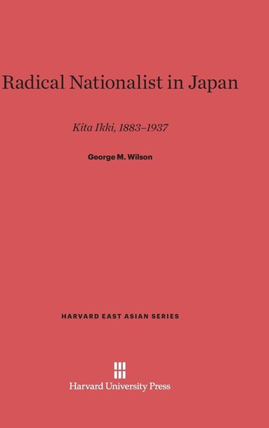 bokomslag Radical Nationalist in Japan