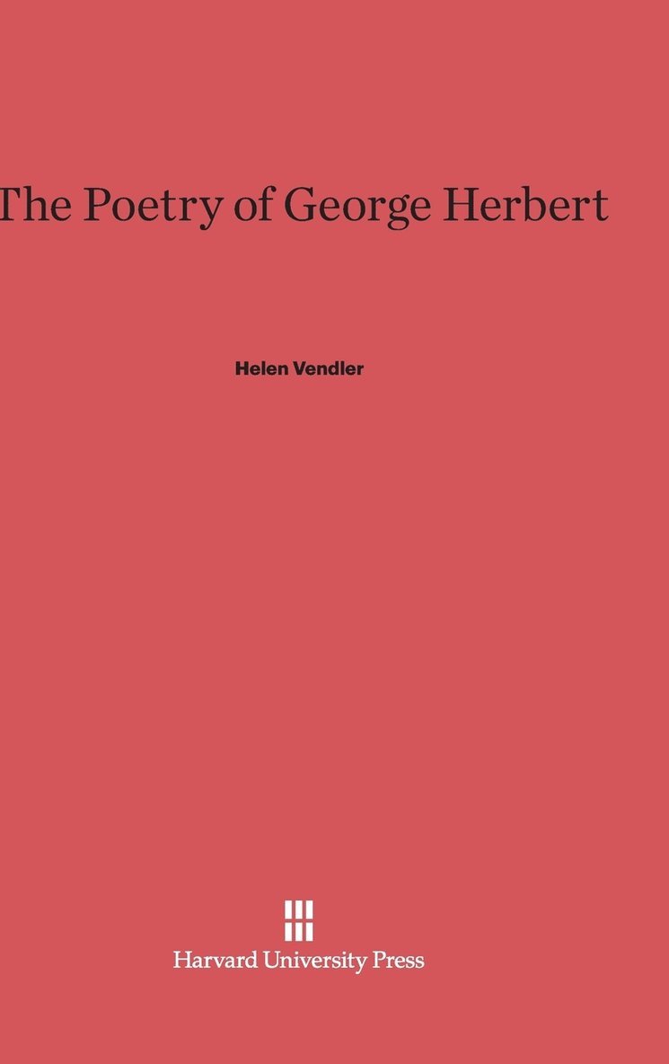The Poetry of George Herbert 1