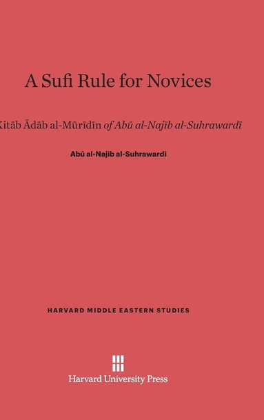 bokomslag A Sufi Rule for Novices
